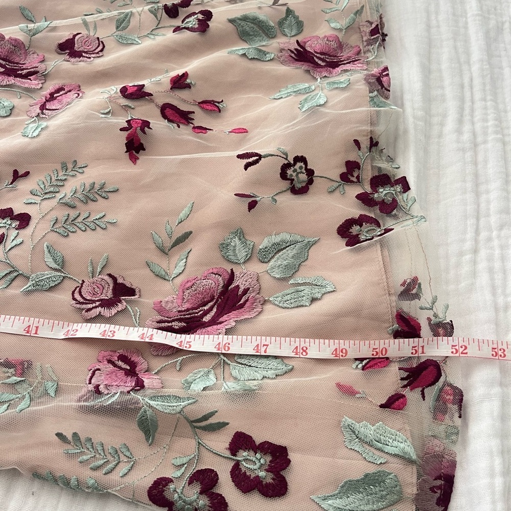 Jenny Yoo Drew Gown Enchanted Floral Vintage Iris - Picture 7 of 9